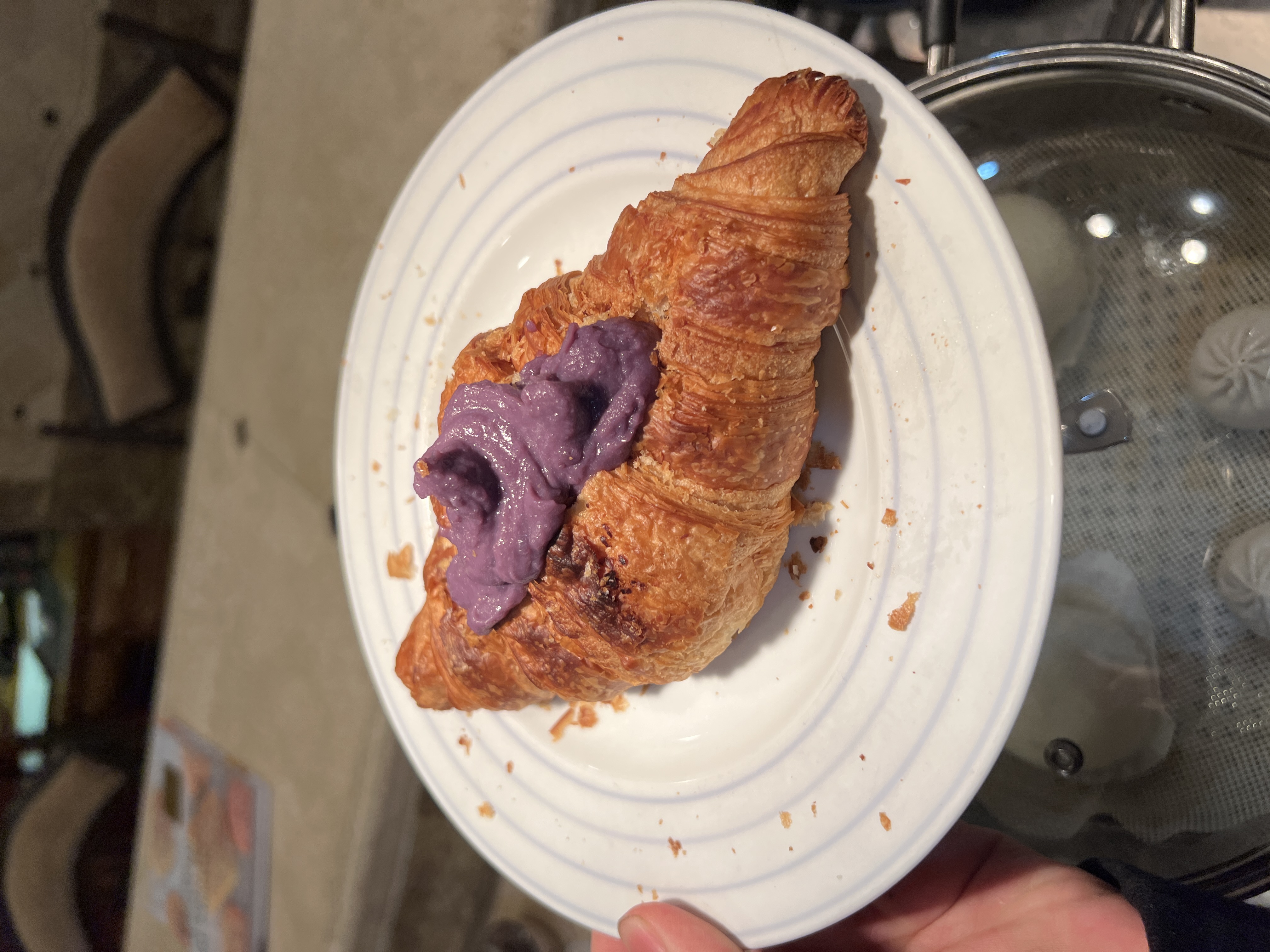 Ube tart